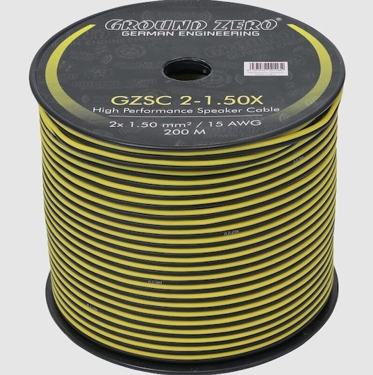 Gzsc 2-1.50x Ground Zero Cablu pentru difuzoare 2x1.5mm² 1m