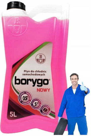 Kondensiertes Auto Motorkühlmittel G11 -35°C Rosa Farbe 5lt