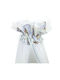 Qmini Crib Mosquito Net Made of Tulle with Support Stand 400x170cm