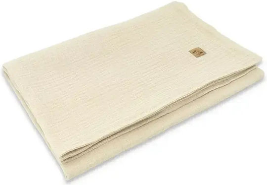 Qmini Pătură Pepinieră Swaddling Bej 75x100 cm