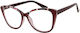 Aegean Dolphin Clip-On Damen Lesebrillen +1.50 in Roter Farbe Dolphin-10698-Rot-150_33868