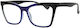 Aegean Dolphin Clip-On Lesebrillen +2.50 in Schwarz Farbe Dolphin-10699-Schwarz-Blau-250_33909