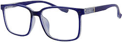 Aegean Dolphin Clip-On Lesebrillen +1,50 in Blau Farbe Dolphin-10706-blau-150_34014
