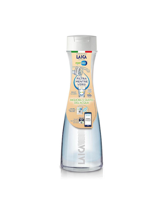 Laica Κανάτα Σερβιρίσματος Γυάλινη με Φίλτρο 1100ml