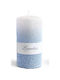 Mondex Decorative Blue Candle 7x17.5cm