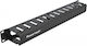 Powertech Cable Management Netw-0047 Rack 19"/1u Метално Черно