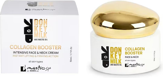 Mastic Spa Kollagen Booster Feuchtigkeitsspendende & Festigende Gesichtscreme mit Kollagen & Eselsmilch 50ml