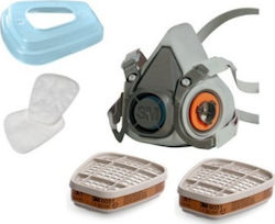 3M Half Face Mask 6200 Filters A1 & 5911 Comple...