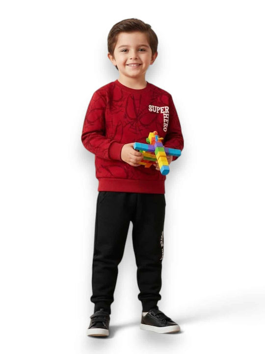 Nek Kids Wear Σετ Φόρμας Κόκκινο
