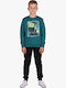 Kids Sweatpants Set Petrol Blue