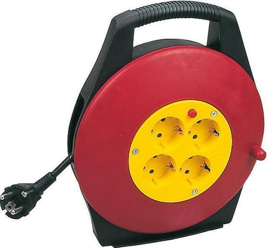 Mavel Extension Cord Reel Closed Type with Cable 15m