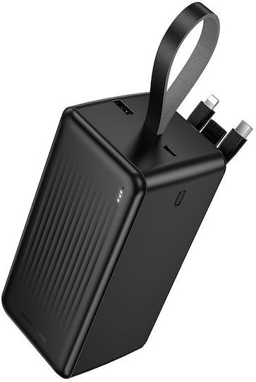 Borofone BJ79C Power Bank 50000mAh with USB-A Port and USB-C Port Black