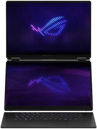 Asus Zephyrus Duo 16 GX651AX-SR075X 16" OLED Ecran tactil 120Hz (Ultra 9-386H/64GB/2TB SSD/GeForce RTX 5090/W11 Pro) Gri Stellar (Tastatură US)