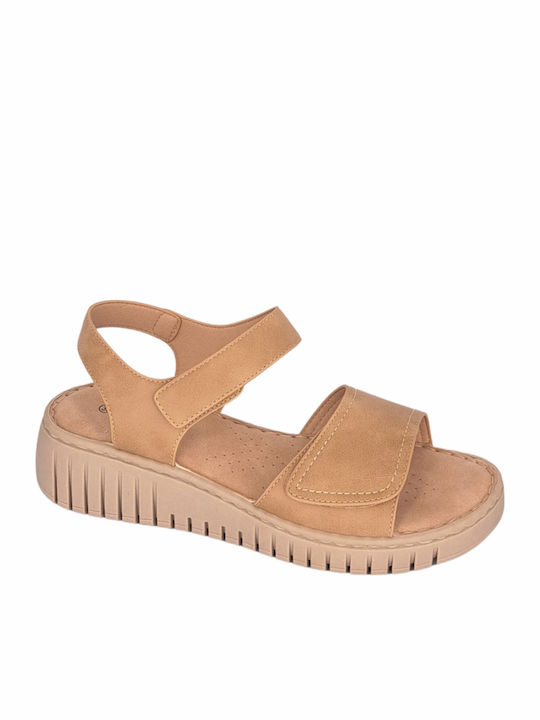 Anatomisch Damenplattformen Beige