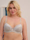 Grey Bra With Underwires