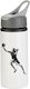 Water Bottle Basketball 650ml White Grey Cap