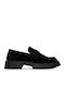Suede Herren Mokassins in Schwarz Farbe