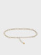 Damen Gürtel Goldene Kette