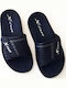 Men's Blue Slides