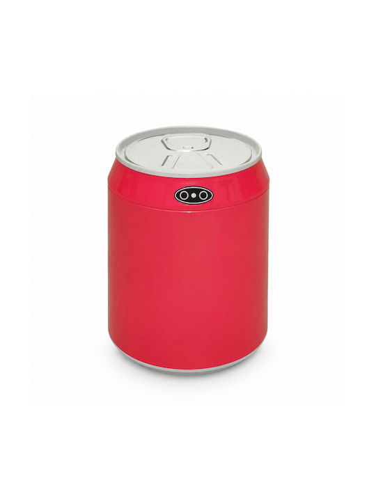 MRShome Plastic Waste Bin with Photocell Red 1.5lt