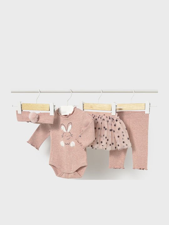 Mayoral Mayoral Baby-Strampler mit Rock Rosa
