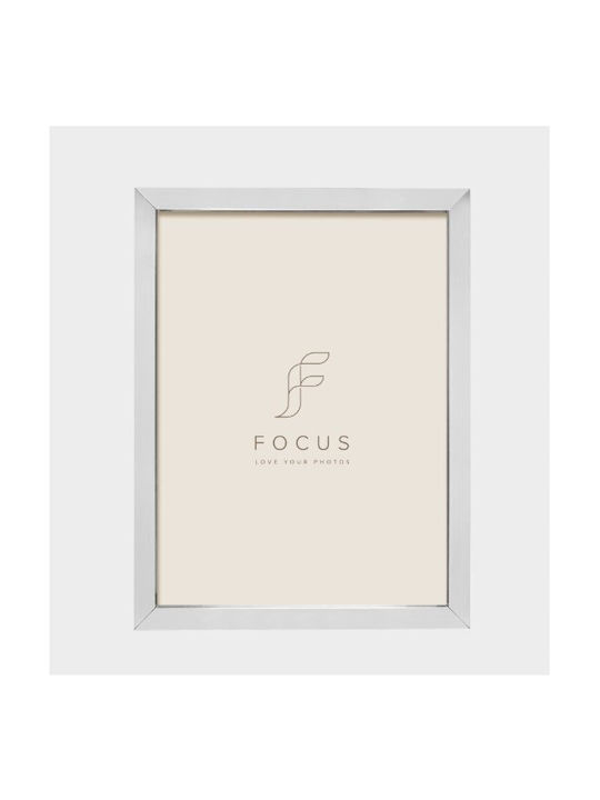 Focus Silver Photo Frame with Silver Frame