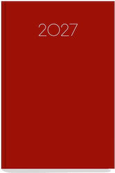 Innostat Simple Daily Agenda B6 2027 Burgundy L...