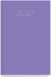 Innostat Simple Daily Agenda B6 2027 Lilac Leat...