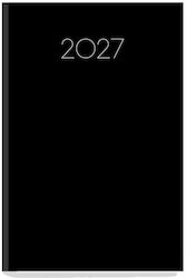 Innostat Simple Daily Agenda B6 2027 Black 12x17cm