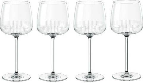 Villeroy & Boch Комплект Чаши За Червено Вино Стъклени Червени 4 Броя