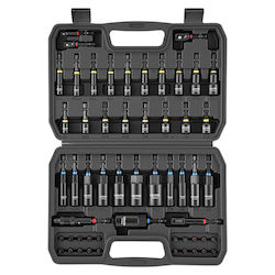 Vevor Set of 55 Pieces SAE & Metric Magnetic Bit Socket Extensions with Case Lmqztz55pcsgoejwa001v0 Vevor Set of 55 Pieces SAE & Metric Magnetic Bit Socket Extensions with Case Lmqztz55pcsgoejwa001v0