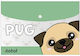 File Folder Button A4 Pug Designs