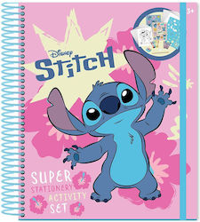 Disney Stitch School Set Spiral 45 Pieces 566038 Disney Stitch School Set Spiral 45 Pieces 566038