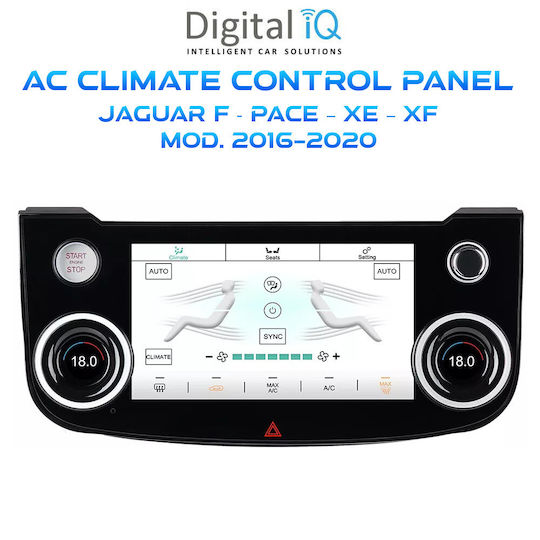 Digital IQ Ηχοσύστημα Αυτοκινήτου για Jaguar XE / XF 2016-2020 (Bluetooth/USB/WiFi/GPS) με Οθόνη Αφής 7"