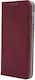 Smart Book Σιλικόνης Μπορντό (Motorola Edge 70 Pro)