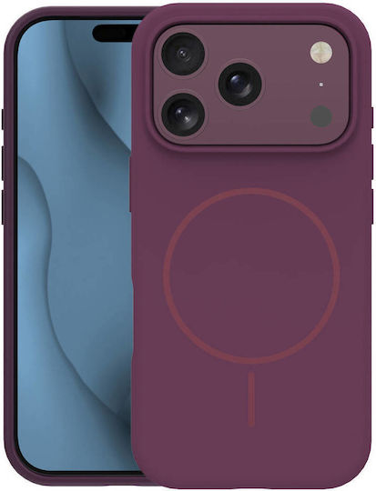 Cherry Silikon Umschlag Rückseite Burgundisch (iPhone 17 Pro Max)