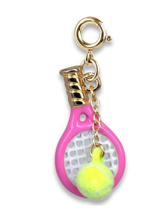 Children's Pendant Charm It Gold Tennis Racquet