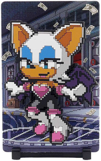 Sonic Hedgehog Modern Figgyz Dekorative Magnete Sammlerstück Rouge Fledermaus 11 Cm