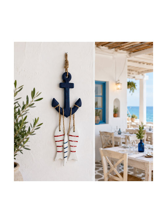 Galifas Hanging Wooden Decor 46x12.5cm