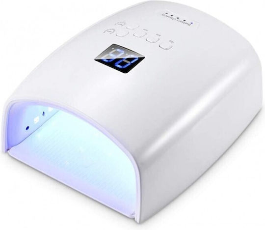 Rechargeable Nail Polish Curing Lamp UV / LED Battery 66W White