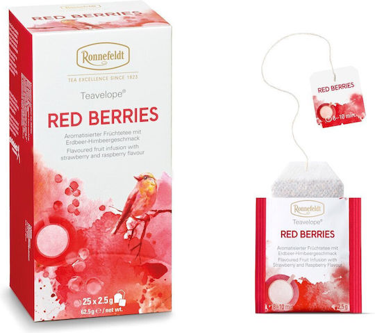 Ronnefeldt Teavelope Fructe de pădure roșii Ceai de fructe 25x2.5g