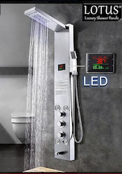 Lotus Hydromassage Shower Column Bronze