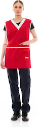 IdealPress Waiter Full Body Apron Red IdealPress Waiter Full Body Apron Red