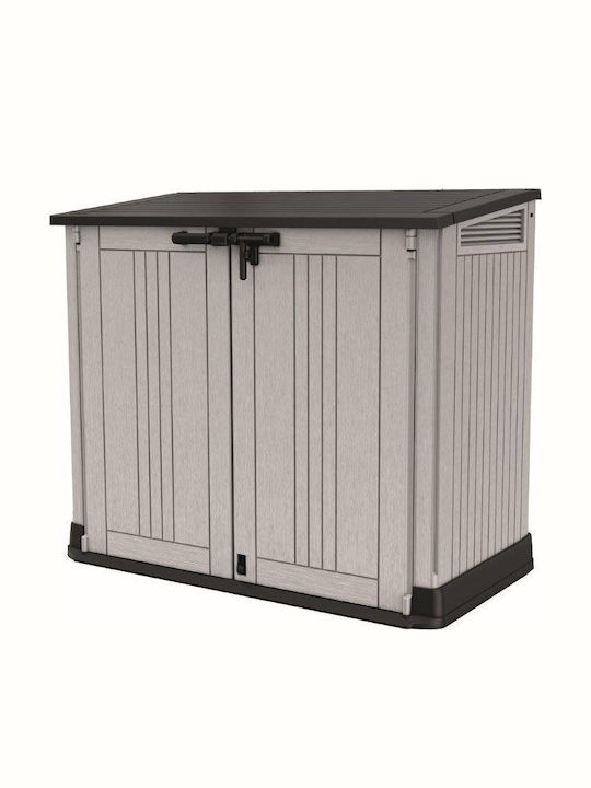 Keter Outdoor Storage Box Plastic 880lt Beige L132xW71.5xH113.5cm