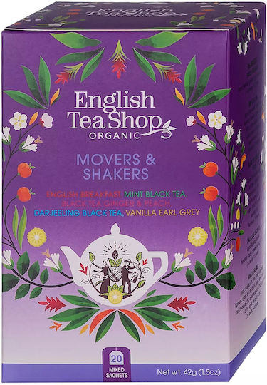 English Tea Shop Set Ceai Movers & Shakers 42g