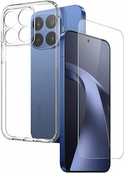 Northjo Protection Set Back Cover Silicone Set with Tempered Glass Transparent Xiaomi 17T Pro Northjo Protection Set Back Cover Silicone Set with Tempered Glass Transparent Xiaomi 17T Pro