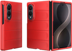 Techsuit Magic Back Cover Plastic Red Galaxy Z ...