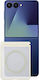 Blueo Back Cover Leather Grey (Galaxy Z Flip8)
