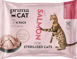 Prima Cat Wet Cat Food with Salmon 4x85gr