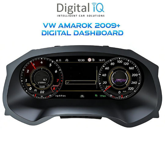 Digital IQ Car Audio System for Volkswagen Amarok 2009 (Bluetooth/USB/WiFi/GPS) with 12.3" Touch Screen